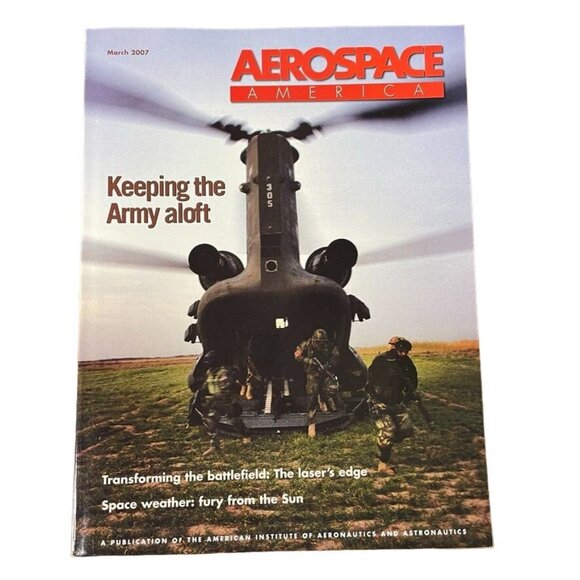 Aerospace America March 2007 Magazine Featuring Military Aviation Vol 45 No 3 u - Picture 1 of 3